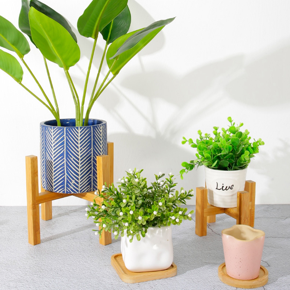 Bonsai Garden Display Stands - Indoor Free Standing Planter Display Garden
