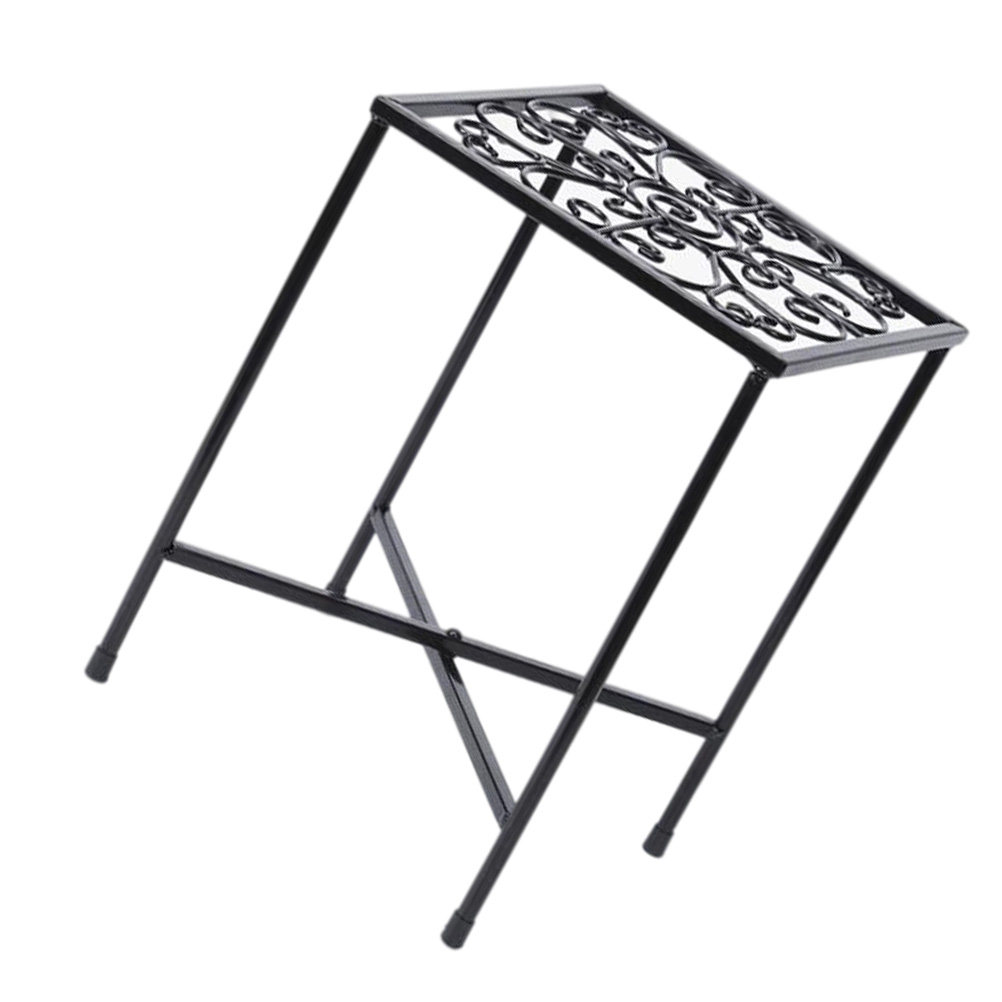 Bonsai Garden Display Stands - Premium Iron Flowerpot Stand Heavy-Duty Decorative
