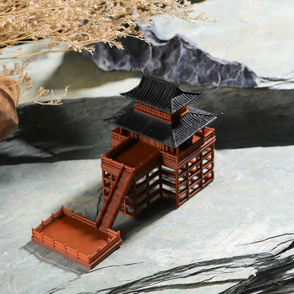 Bonsai Garden Design - Mini Stilted Building Micro Landscape Decor