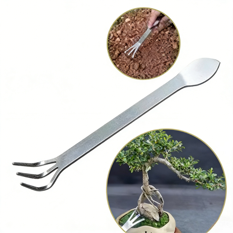 1Pc Stainless Steel 3 Claws Lo - Bonsai Garden Rake のレビューと価格