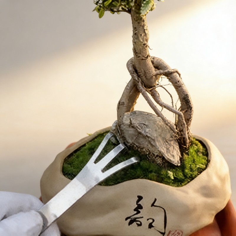 1Pc Stainless Steel 3 Claws Lo - Bonsai Garden Rake のレビューと価格