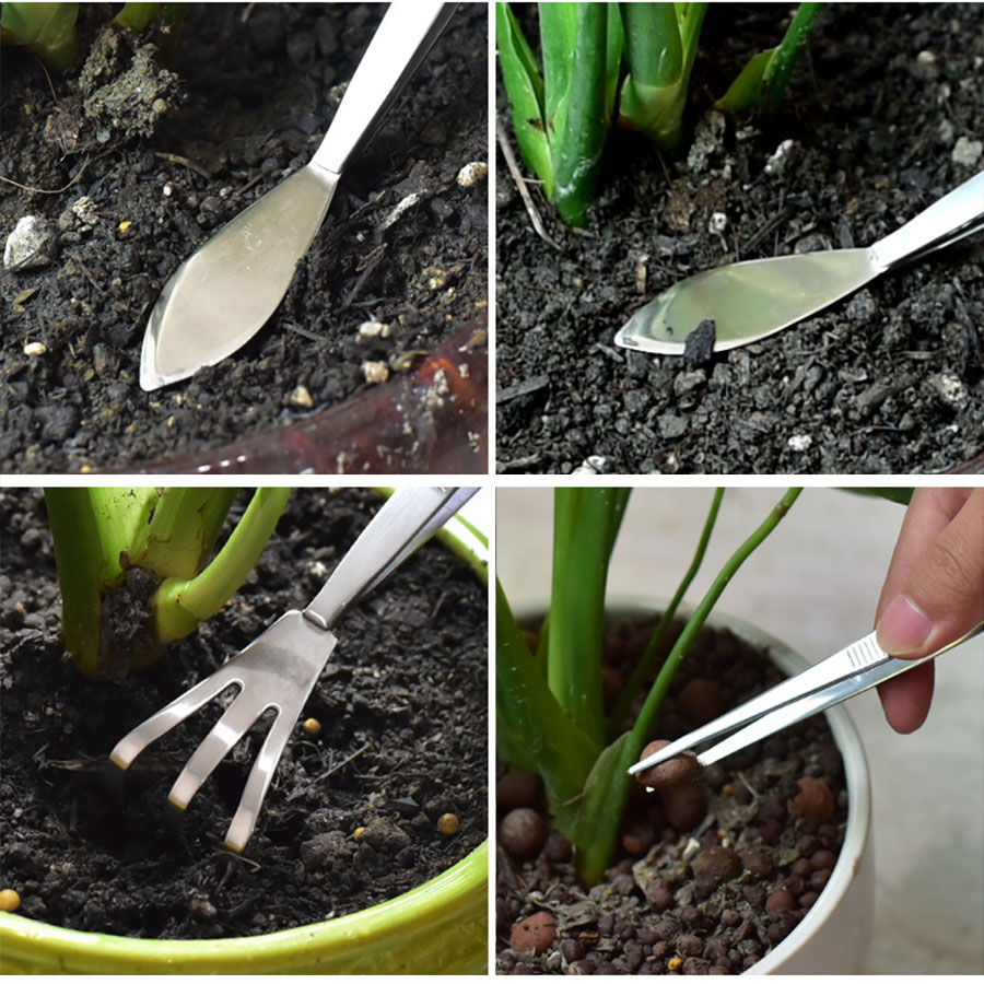 2-in-1 304 Stainless Steel Pro - Bonsai Garden Rake のレビューと価格