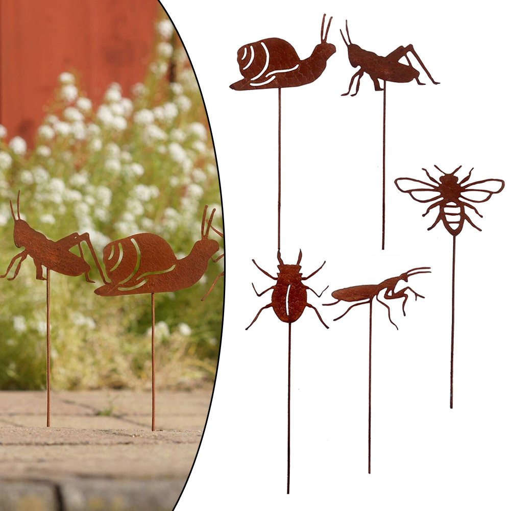 Weather-resistant Stakes Rust  - Bonsai Garden Design のレビューと価格