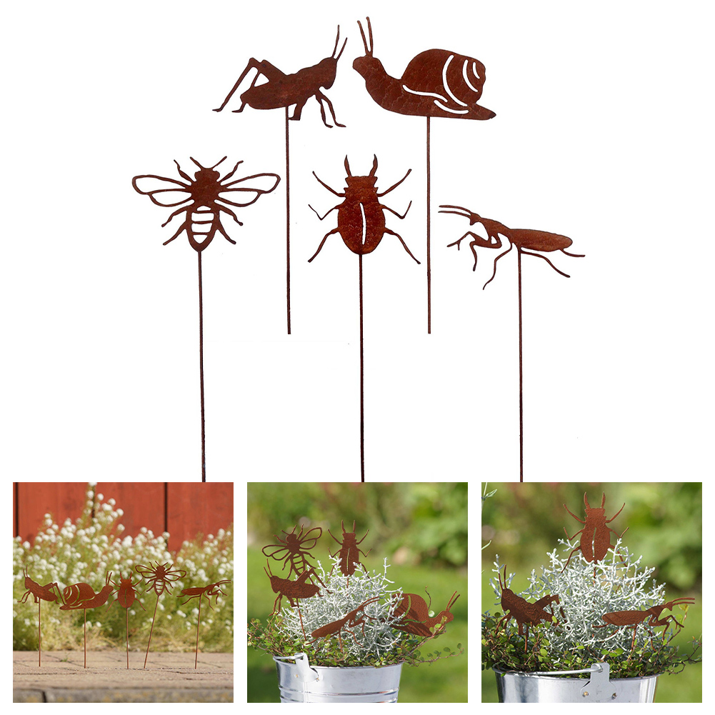 Weather-resistant Stakes Rust  - Bonsai Garden Design のレビューと価格