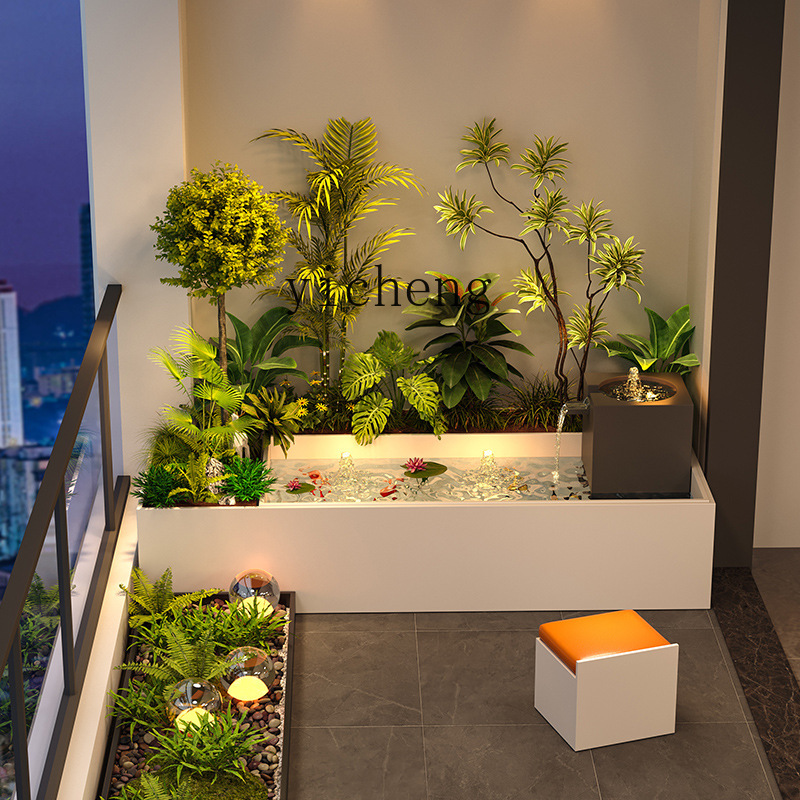 Garden Balcony Flower Box Sitt - Bonsai Garden Chinese Garden のレビューと価格