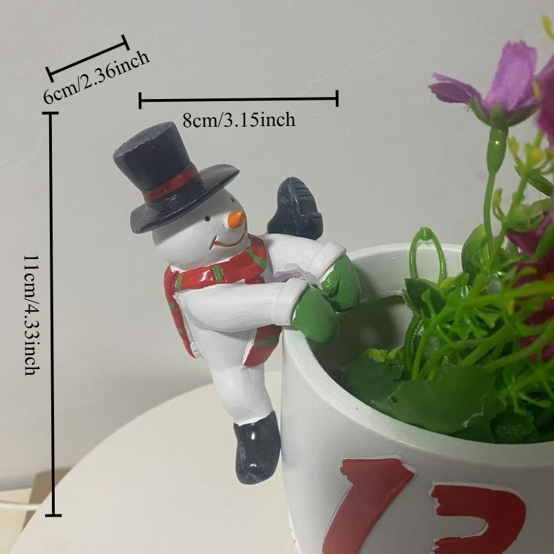 Christmas Santa Snowman Statue - Bonsai Garden Wall のレビューと価格