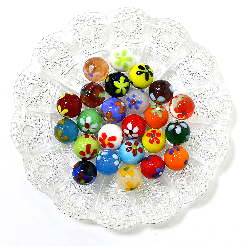 6pcs 16mm Colorful Rare Glass  - Bonsai Garden Chinese Garden のレビューと価格