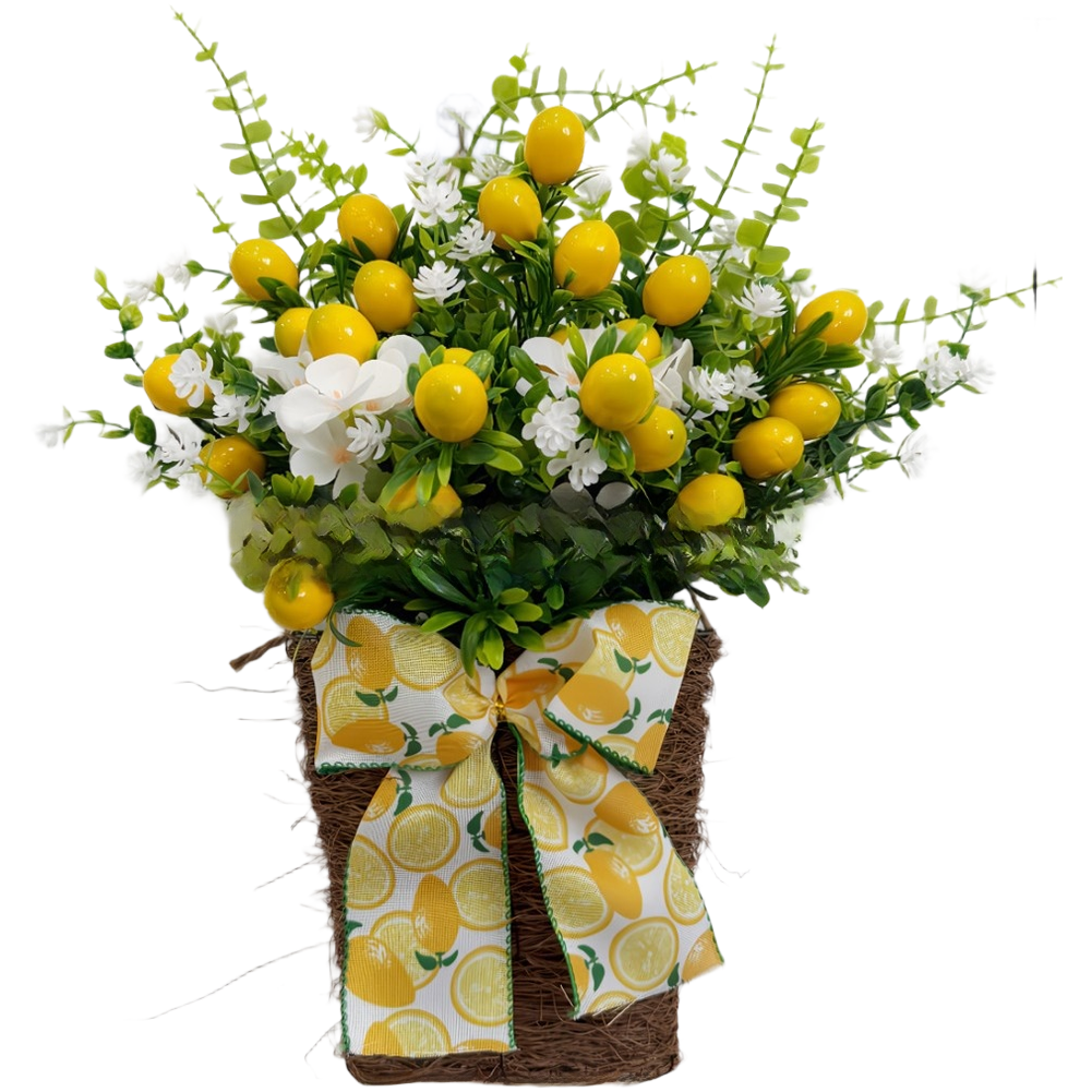Artificial Lemon Hanging Baske - Bonsai Garden Wall のレビューと価格