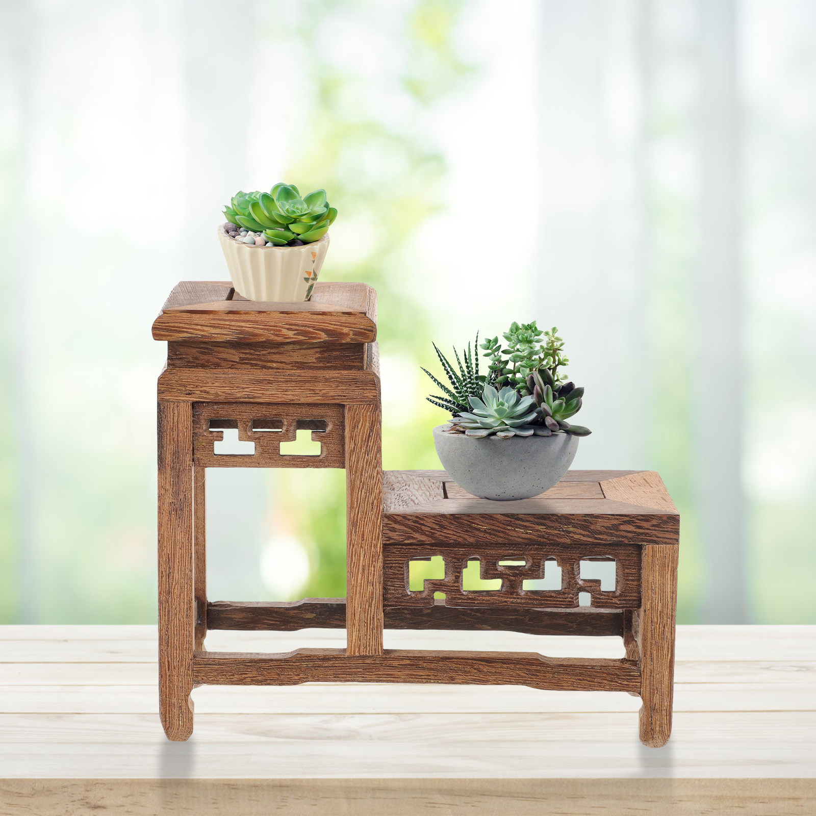 Premium Chickwood Planter Base - Bonsai Garden Display Stands のレビューと価格