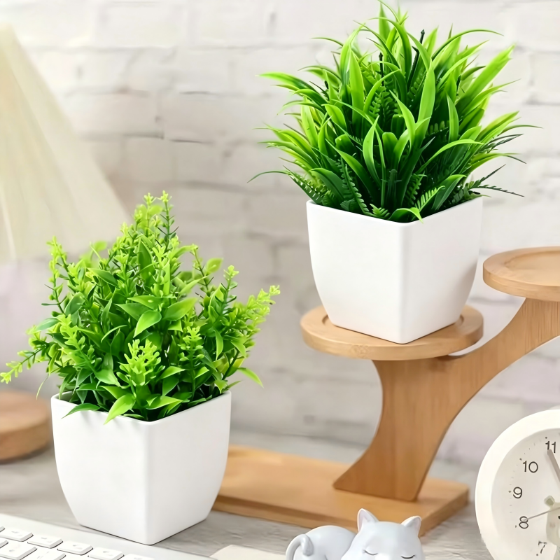 Mini Artificial Potted Plants  - Bonsai Garden Kit のレビューと価格