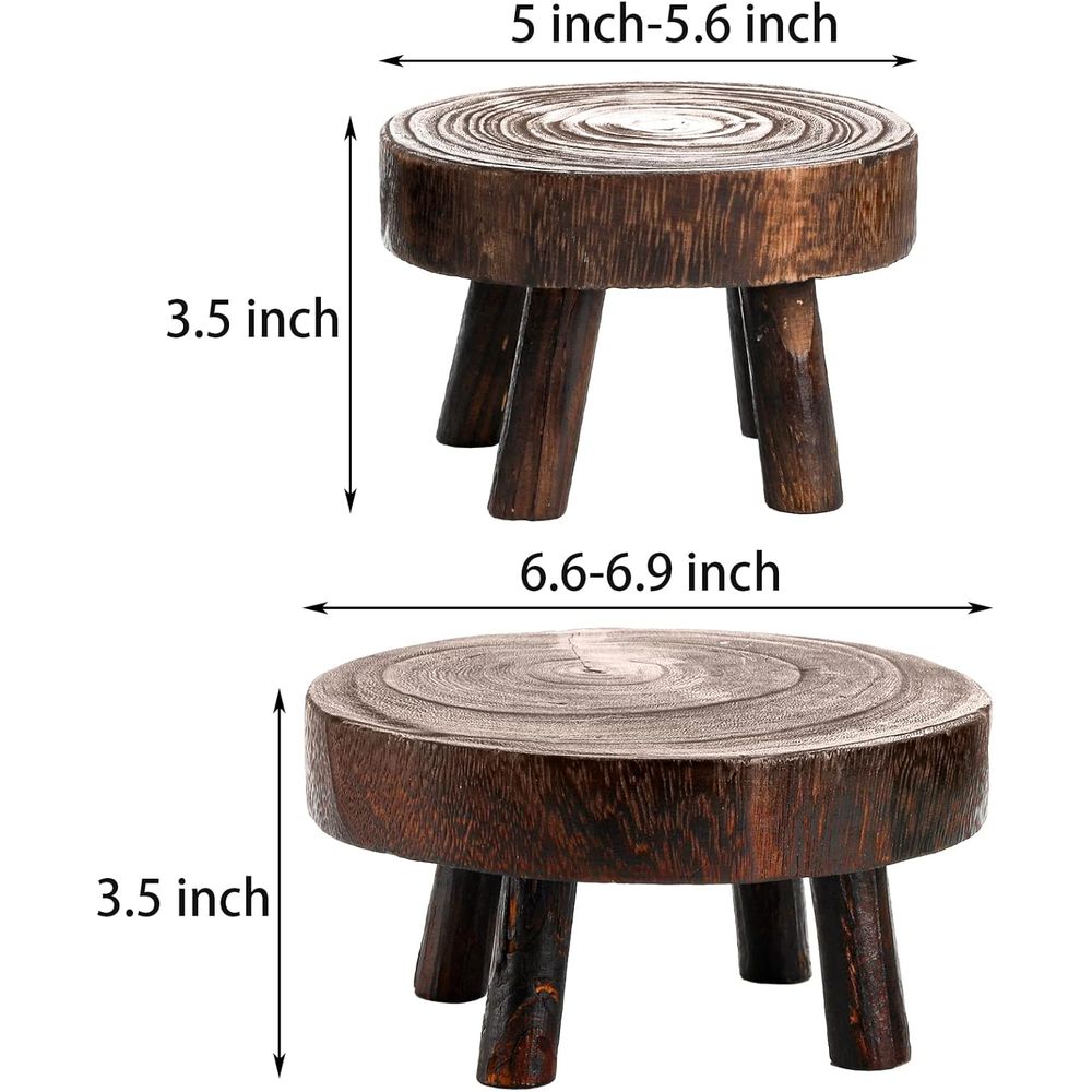 Mini Wooden Stool Display Stan - Bonsai Garden Display Stands のレビューと価格