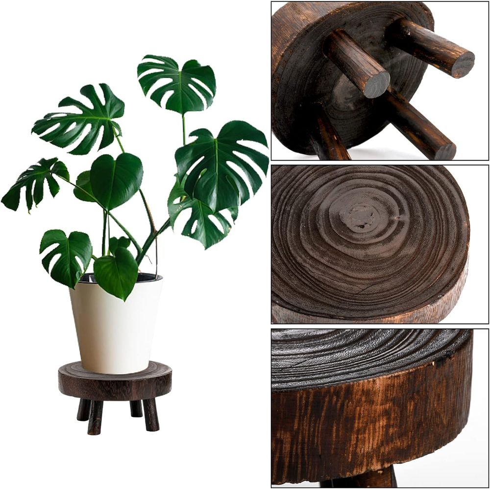 Mini Wooden Stool Display Stan - Bonsai Garden Display Stands のレビューと価格