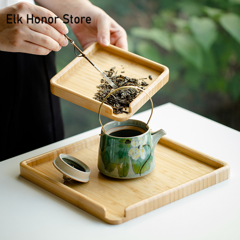 Chinese Bamboo Food Tray Puer  - Bonsai Garden Chinese Garden のレビューと価格