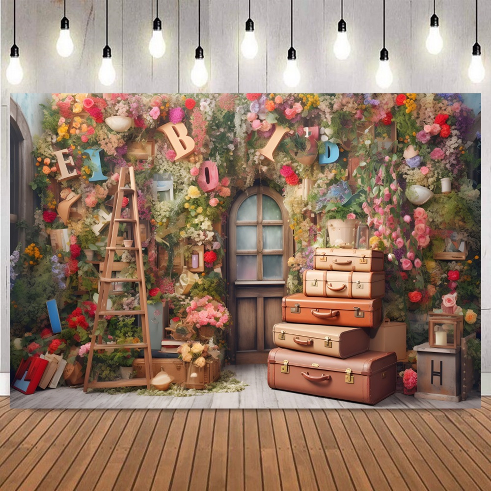 Spring Floral Arch Photo Backd - Bonsai Garden Photos のレビューと価格