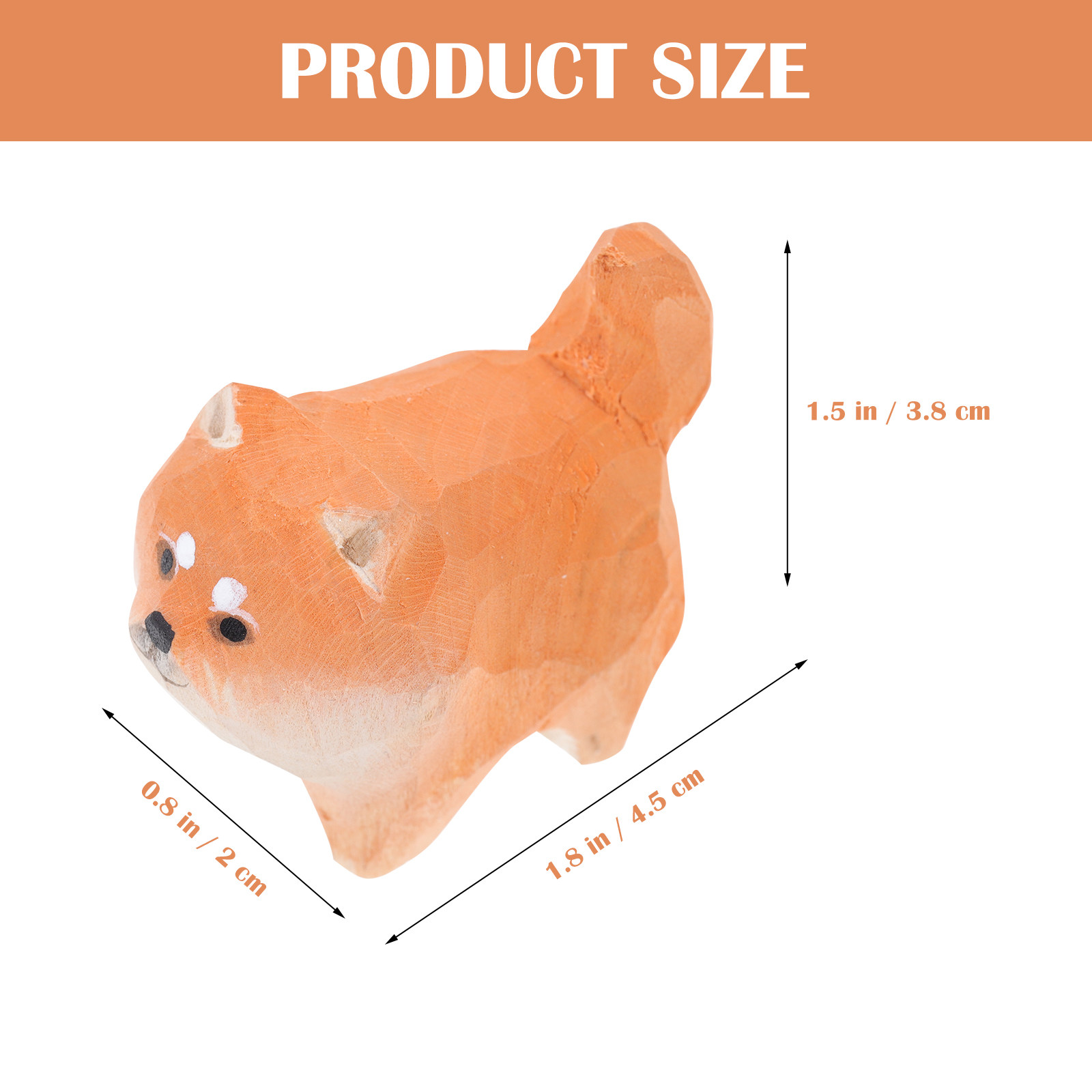 Wooden Puppy Ornament Design H - Bonsai Garden Design のレビューと価格