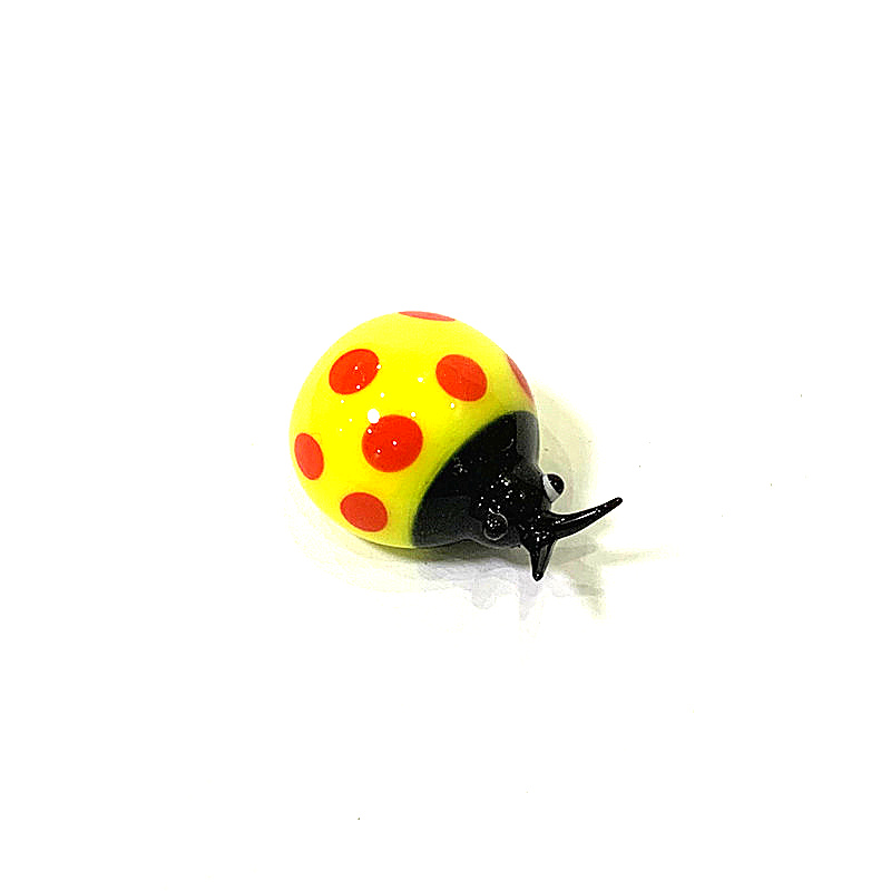 Colorful Mini Glass Ladybug Fi - Bonsai Garden Chinese Garden のレビューと価格