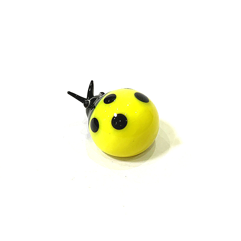 Colorful Mini Glass Ladybug Fi - Bonsai Garden Chinese Garden のレビューと価格