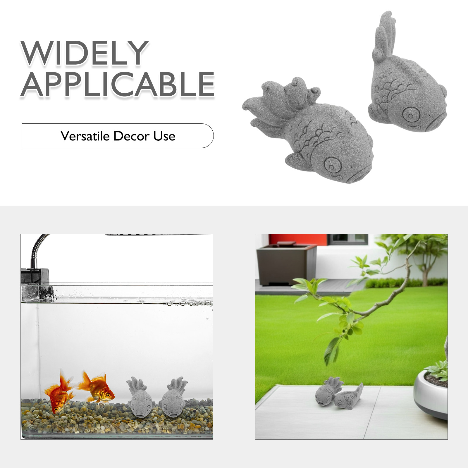 2Pcs Realistic Koi Fish Garden - Bonsai Koi Garden のレビューと価格