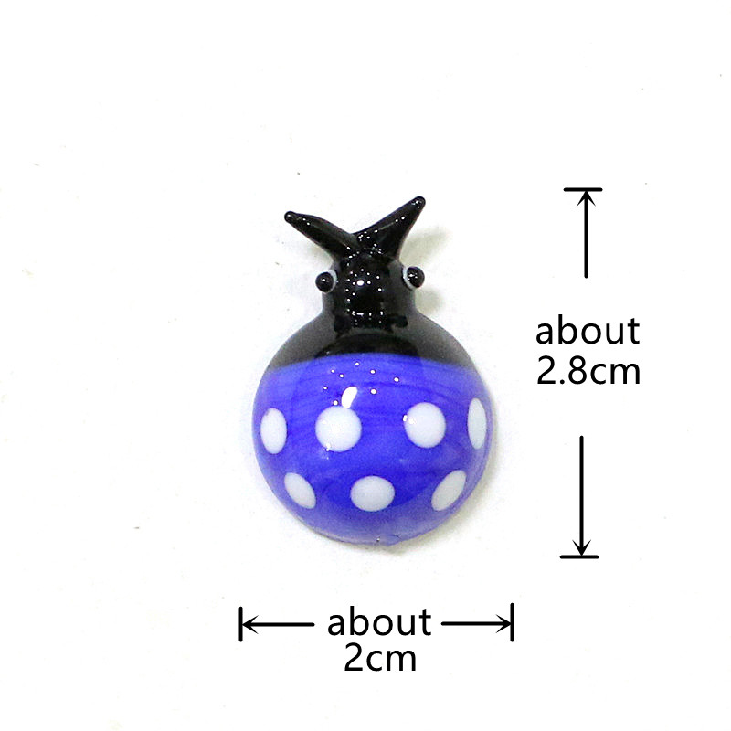 Mini Glass Beetle Ladybug Figu - Bonsai Garden Chinese Garden のレビューと価格