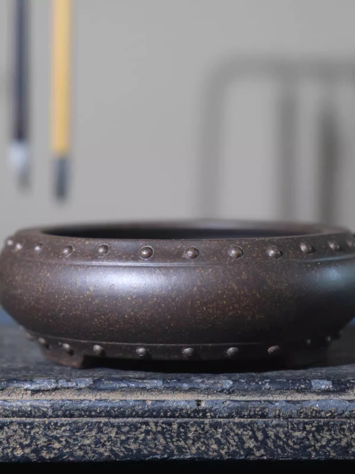 Ceramic Circle Bonsai Pot, Mad - Bonsai Garden Chinese Garden のレビューと価格