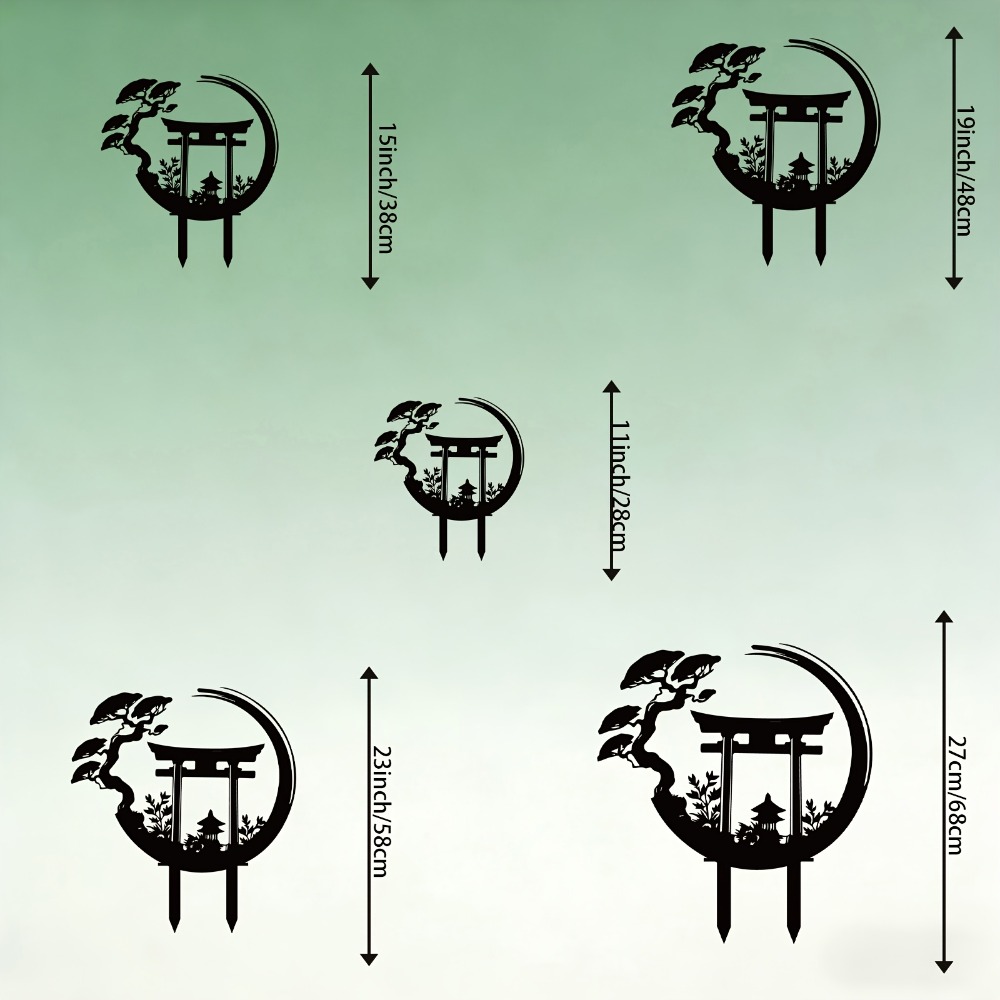 CIFBUY Metal Wall Art Torii Ga - Bonsai Garden Wall のレビューと価格