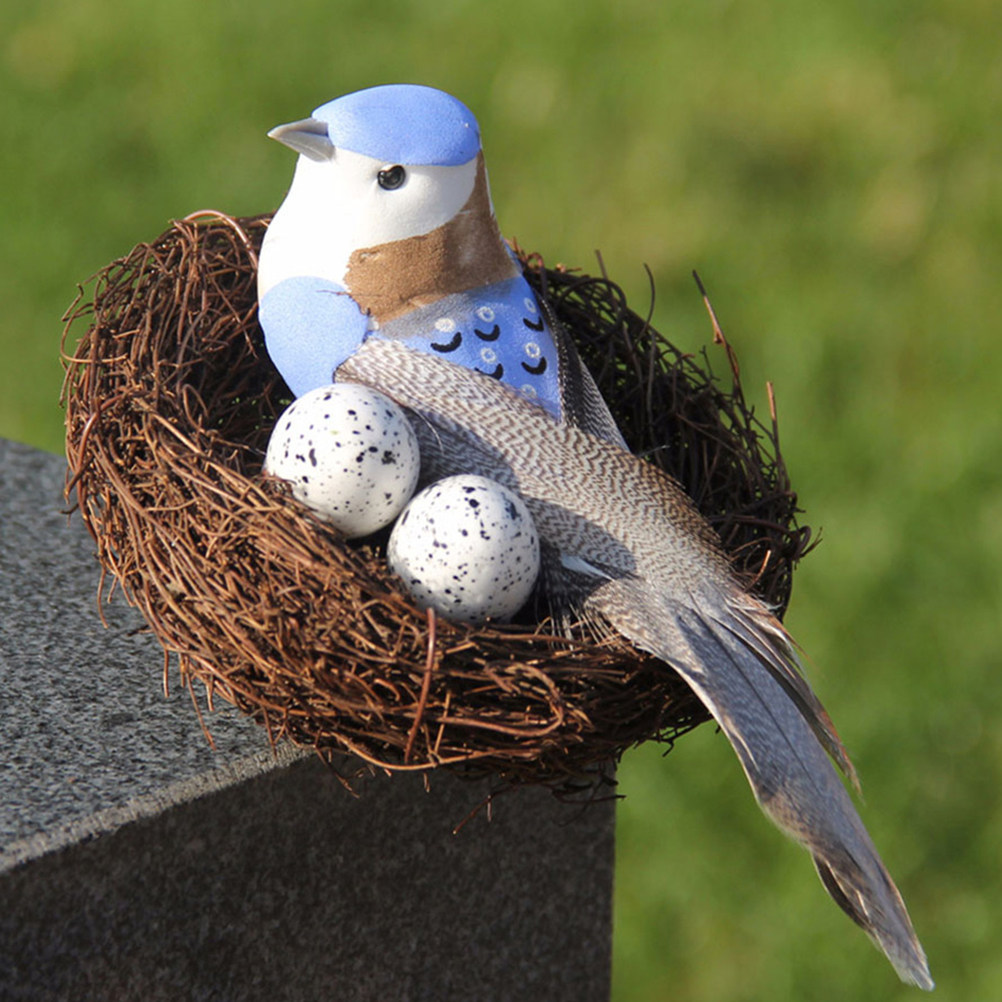 2Pcs Handmade Woven Rattan Bir - Bonsai Garden Photos のレビューと価格