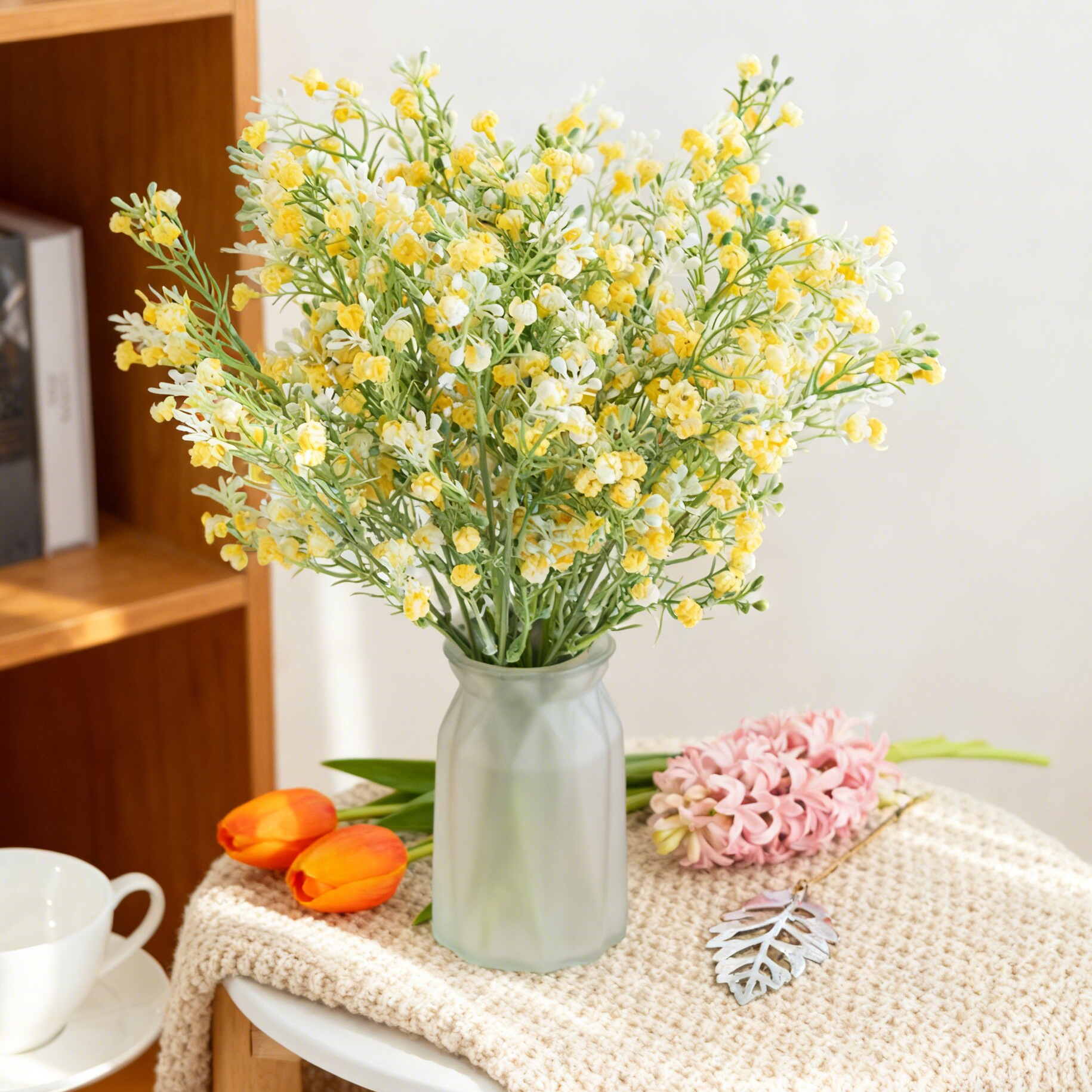 Artificial Flower Plant Gypsop - Bonsai Garden Wall のレビューと価格