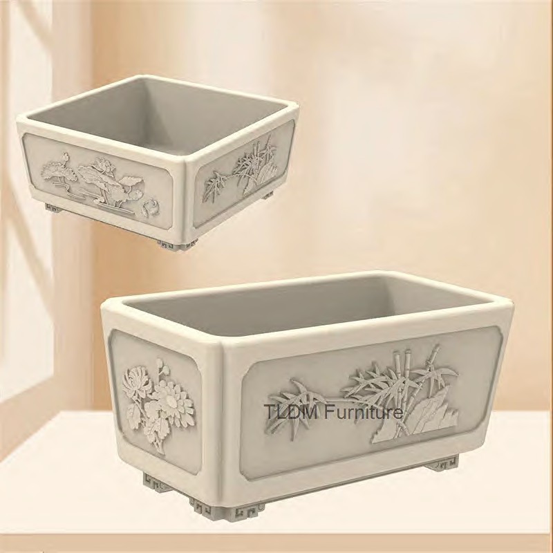 Rectangular Square Garden Pot  - Bonsai Garden Design のレビューと価格