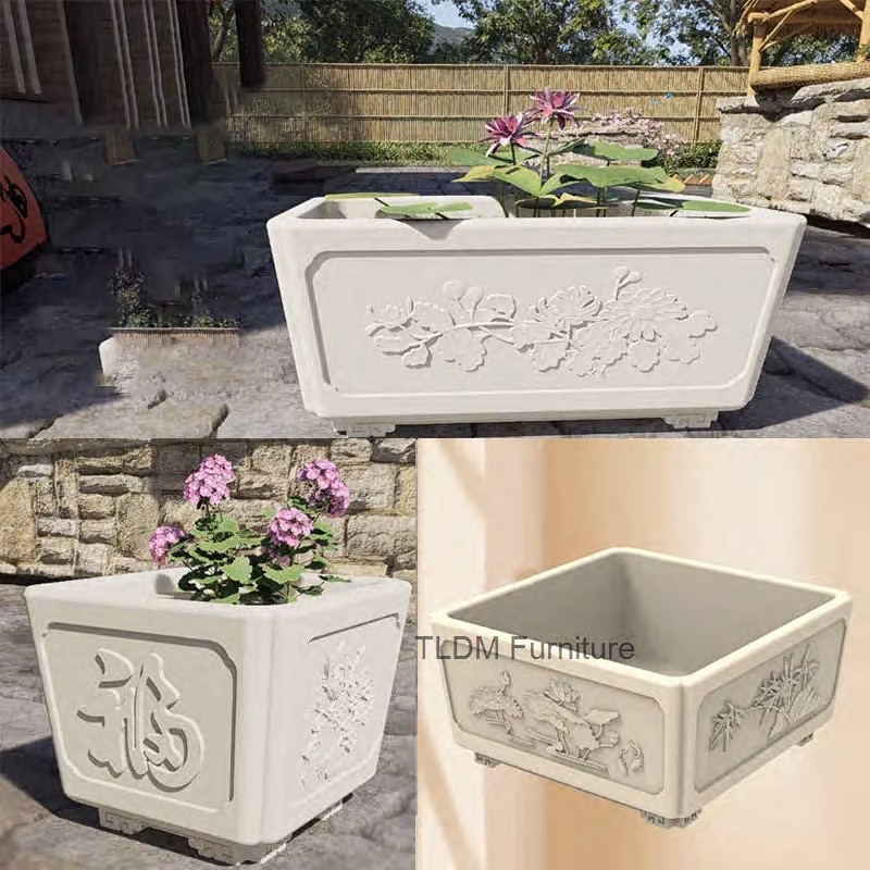 Rectangular Square Garden Pot  - Bonsai Garden Design のレビューと価格