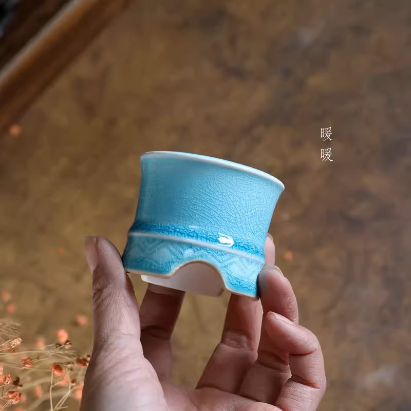 Porcelain Blue Glazed Bonsai P - Bonsai Garden Design のレビューと価格