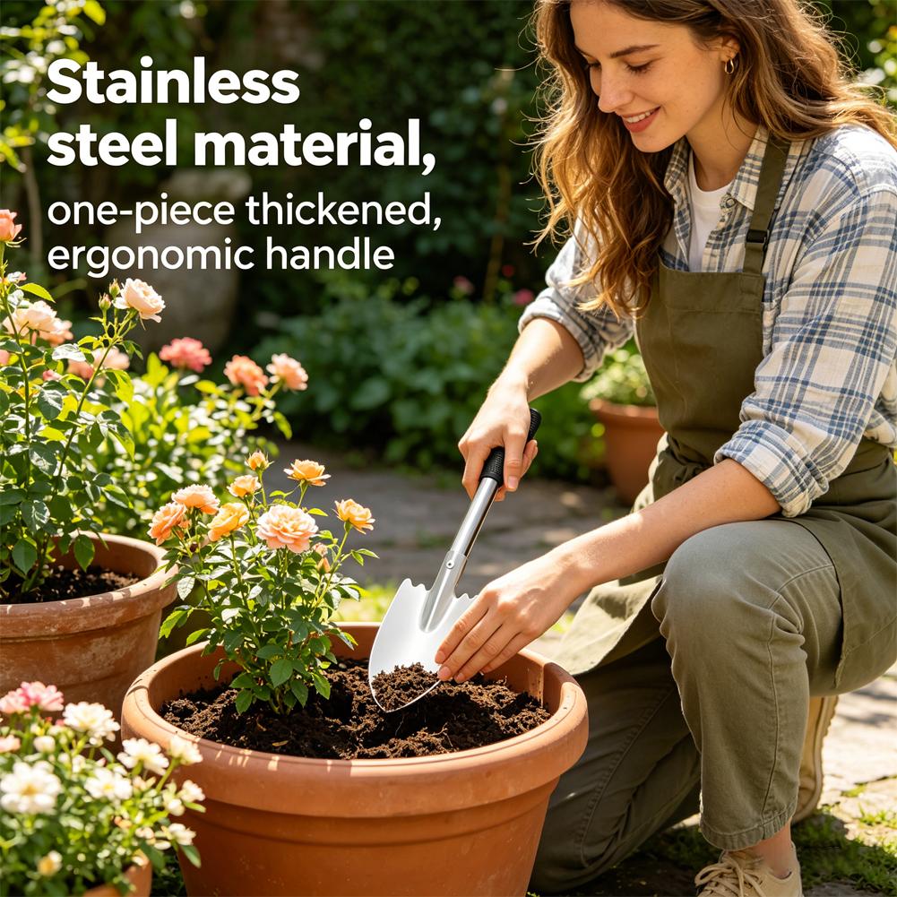 Stainless Steel Gardening Shov - Bonsai Garden Rake のレビューと価格
