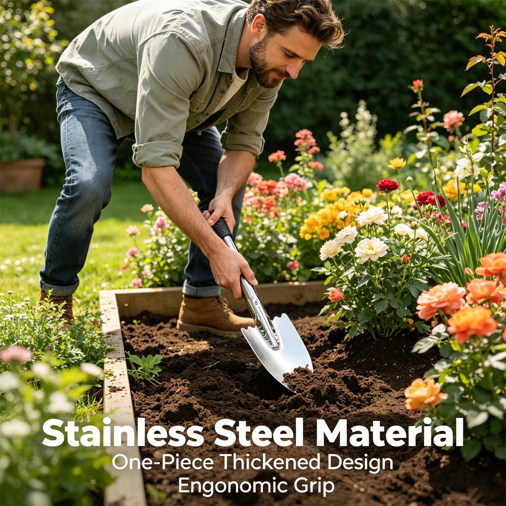 Stainless Steel Gardening Shov - Bonsai Garden Rake のレビューと価格