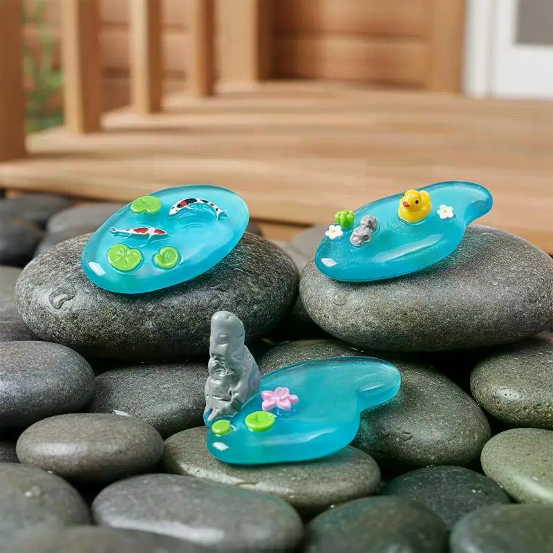 Mini Resin Pond Ornaments With - Bonsai Koi Garden のレビューと価格