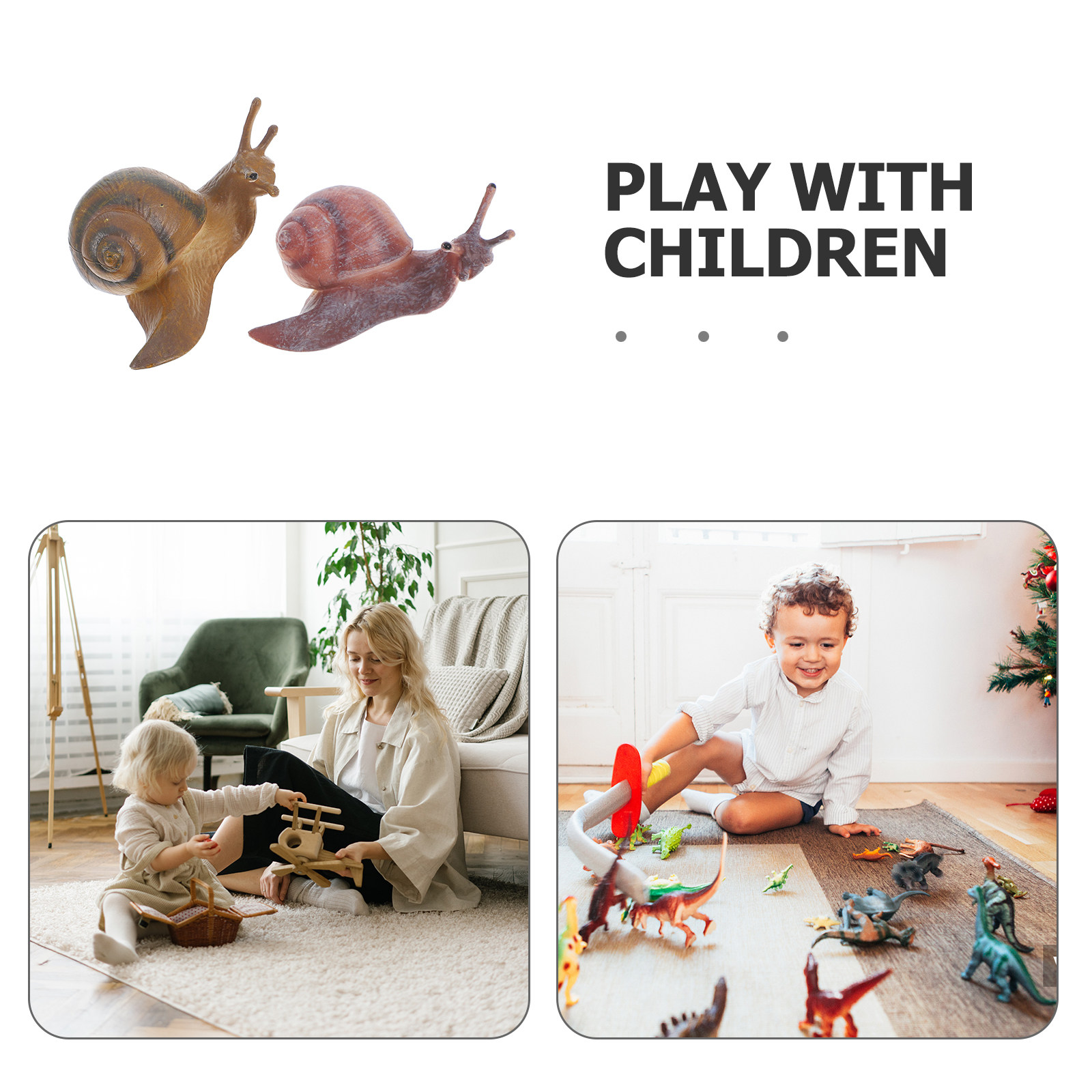 2Pcs High Detail Snail Figure  - Bonsai Garden Design のレビューと価格