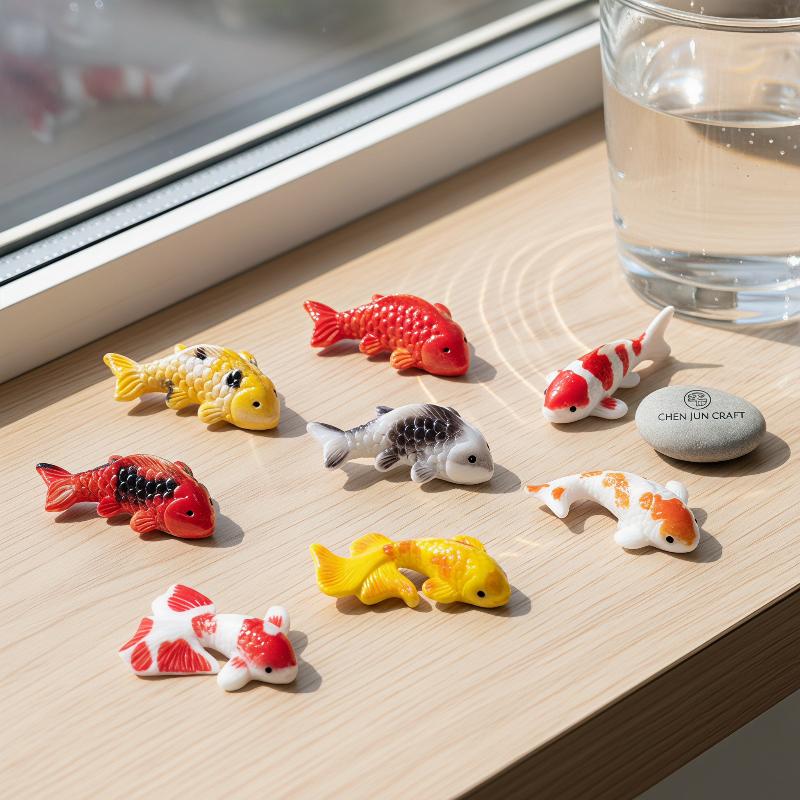 Mini Resin Koi Fish Figurines  - Bonsai Koi Garden のレビューと価格