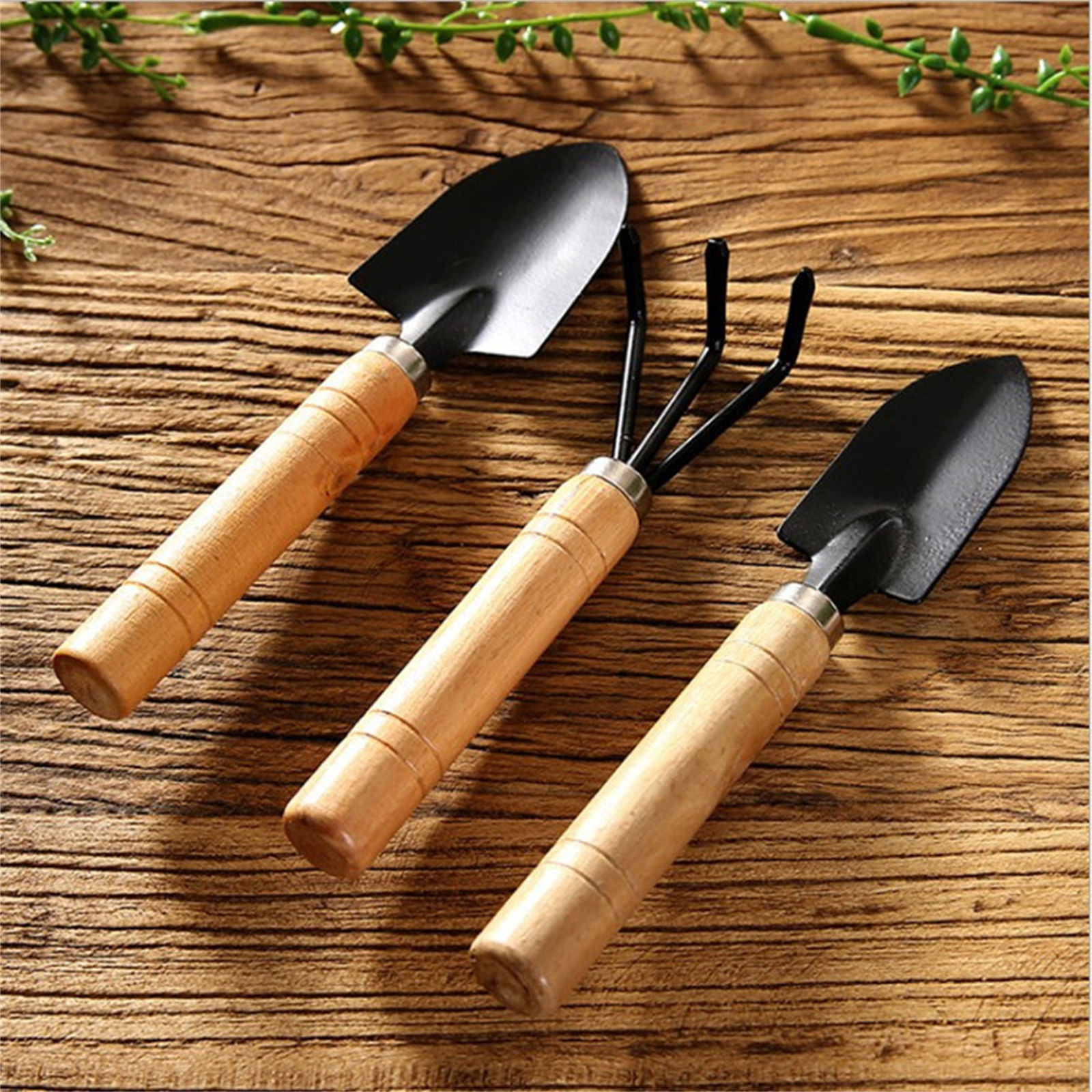 3-Piece Mini Garden Tools Set, - Bonsai Garden Rake のレビューと価格
