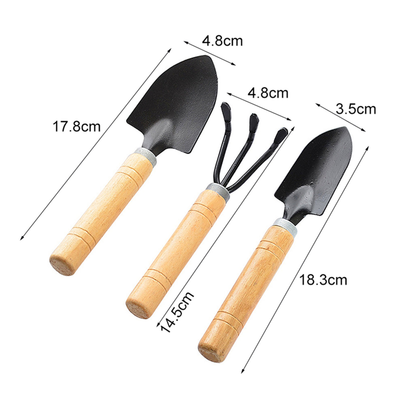 3-Piece Mini Garden Tools Set, - Bonsai Garden Rake のレビューと価格
