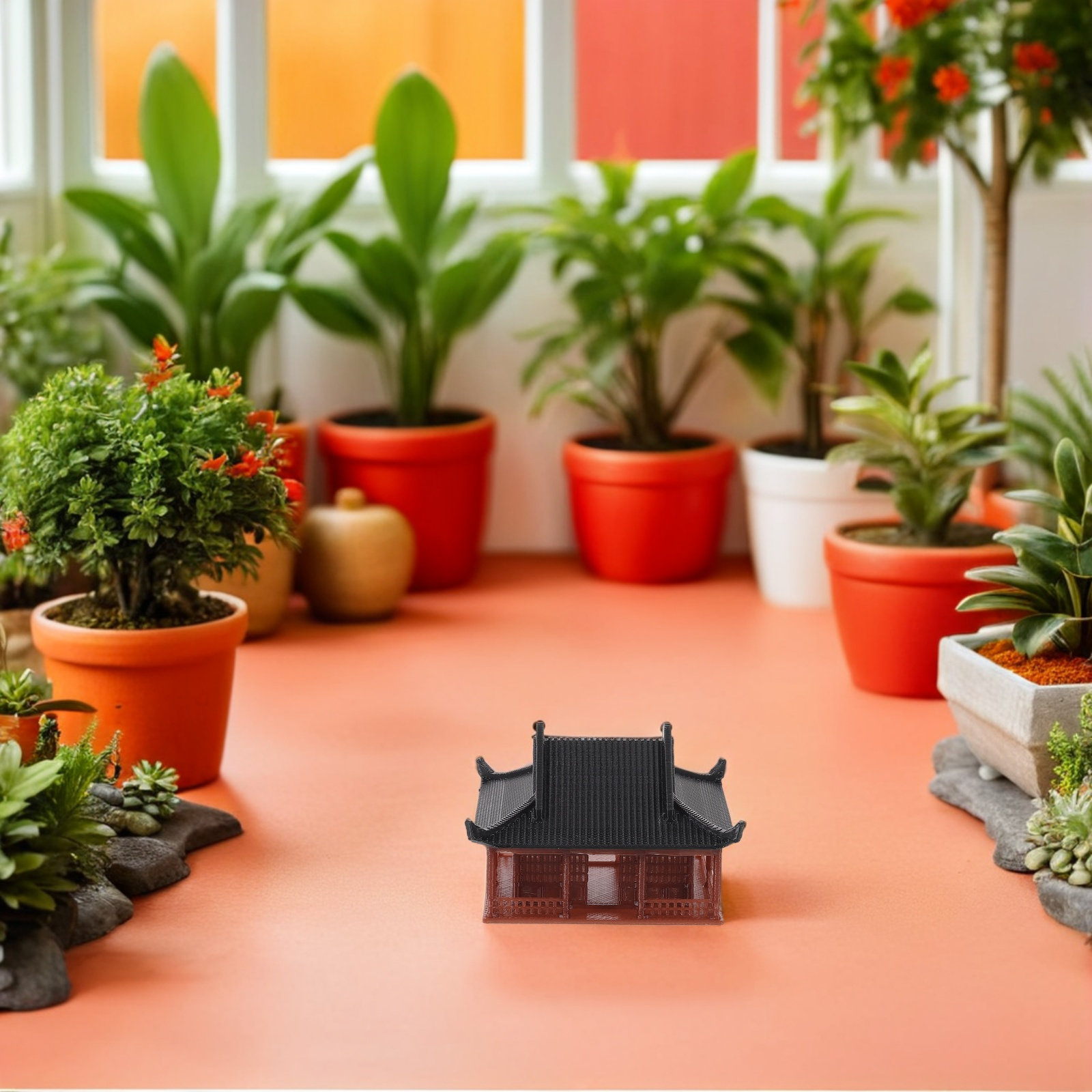 Mini Pavilion Micro Landscape  - Bonsai Garden Design のレビューと価格