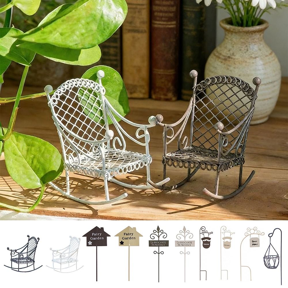 Metal Dollhouse Furniture Whit - Bonsai Garden Photos のレビューと価格