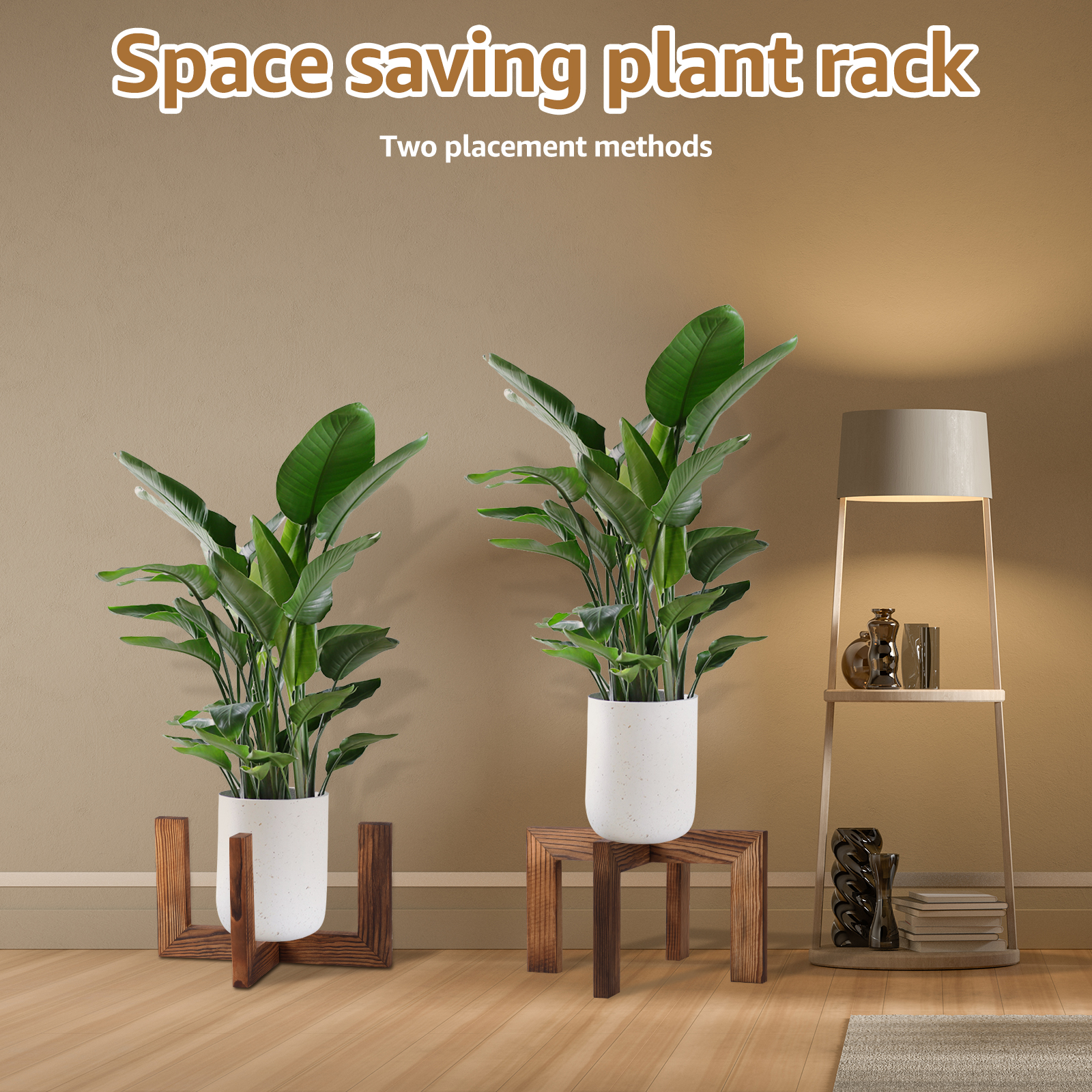 Wood Flowerpot Holder Indoor F - Bonsai Garden Display Stands のレビューと価格