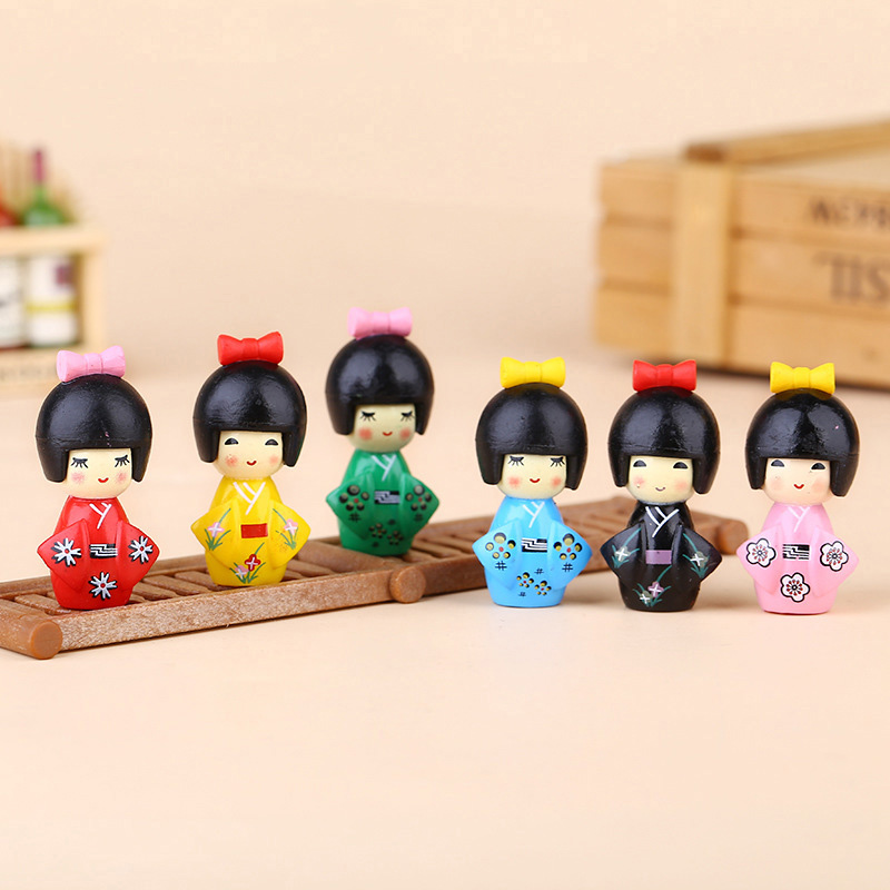 New Japanese Cute Girl Figurin - Bonsai Garden Chinese Garden のレビューと価格