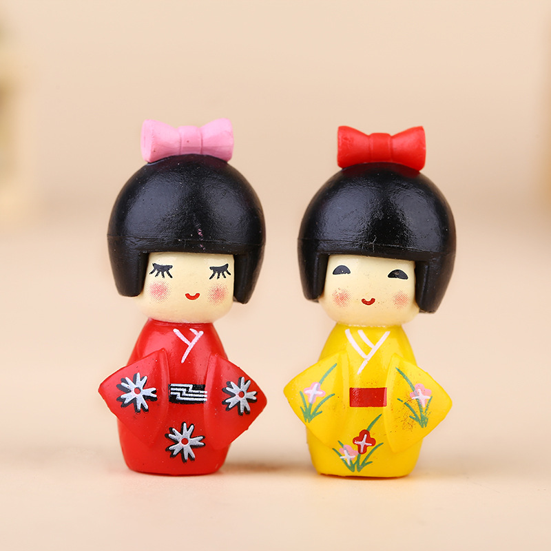 New Japanese Cute Girl Figurin - Bonsai Garden Chinese Garden のレビューと価格