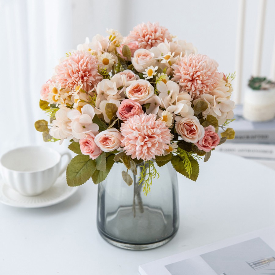 Artificial Chamomile Hydrangea - Bonsai Garden Wall のレビューと価格