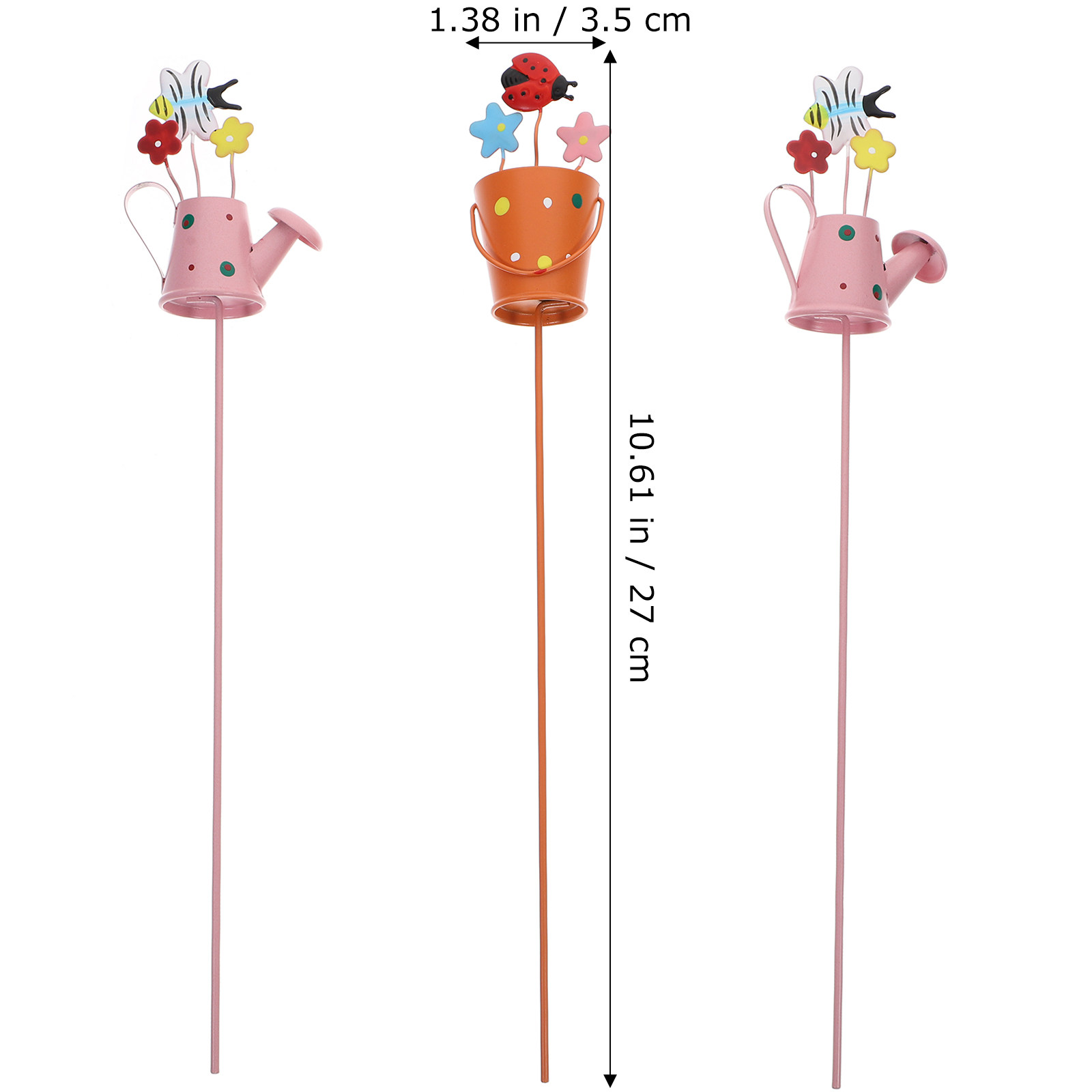 3Pcs Decorative Garden Stakes  - Bonsai Garden Photos のレビューと価格