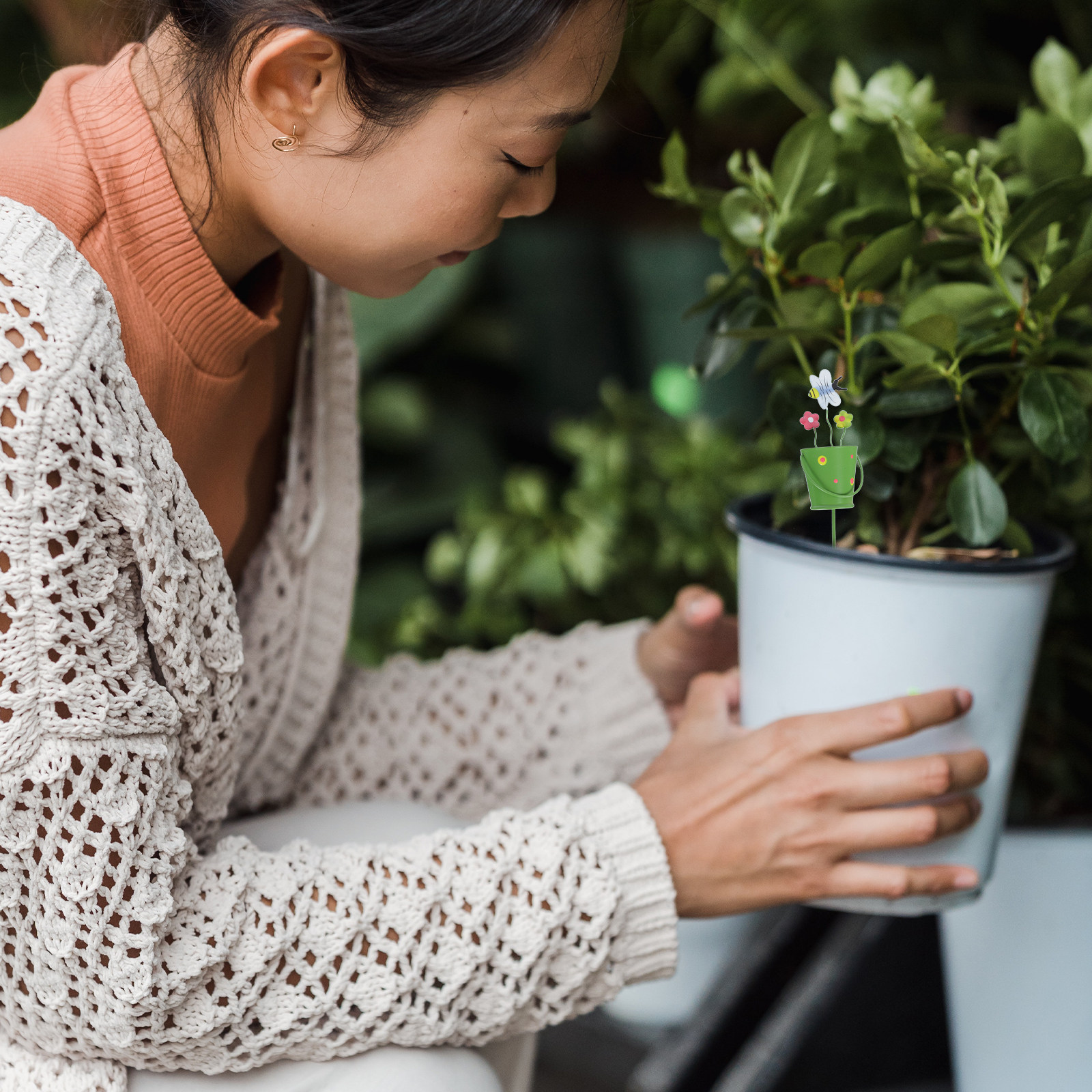 3Pcs Decorative Garden Stakes  - Bonsai Garden Photos のレビューと価格