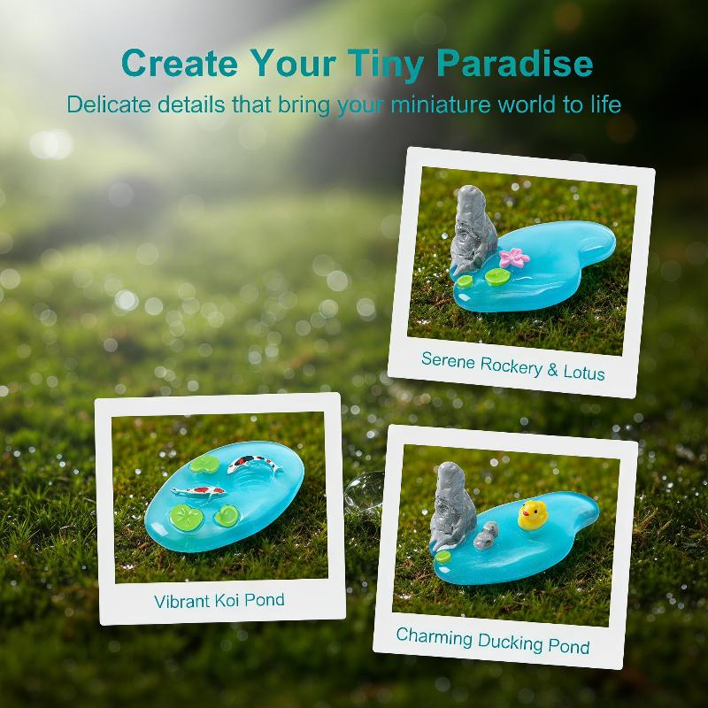 Mini Resin Pond Ornaments with - Bonsai Garden Design のレビューと価格