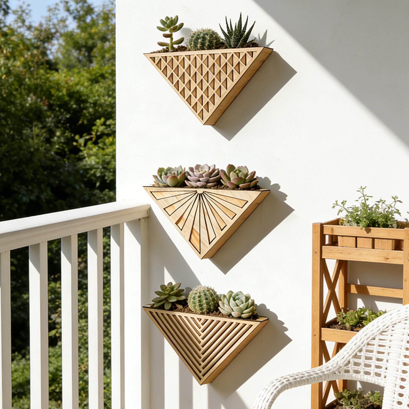 Flower Pot Wall Mounted Orname - Bonsai Garden Wall のレビューと価格