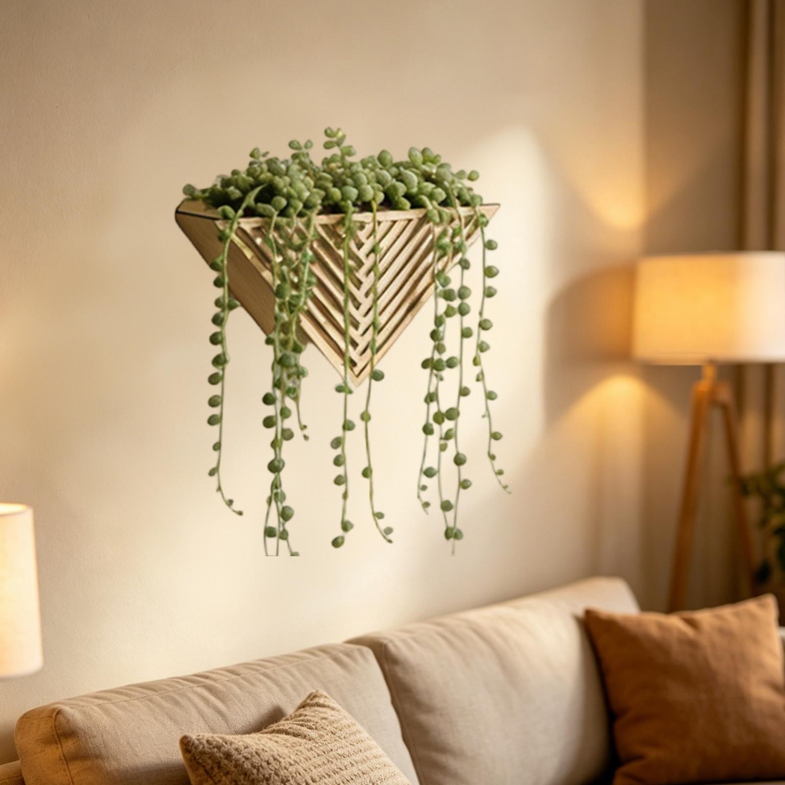 Flower Pot Wall Mounted Orname - Bonsai Garden Wall のレビューと価格