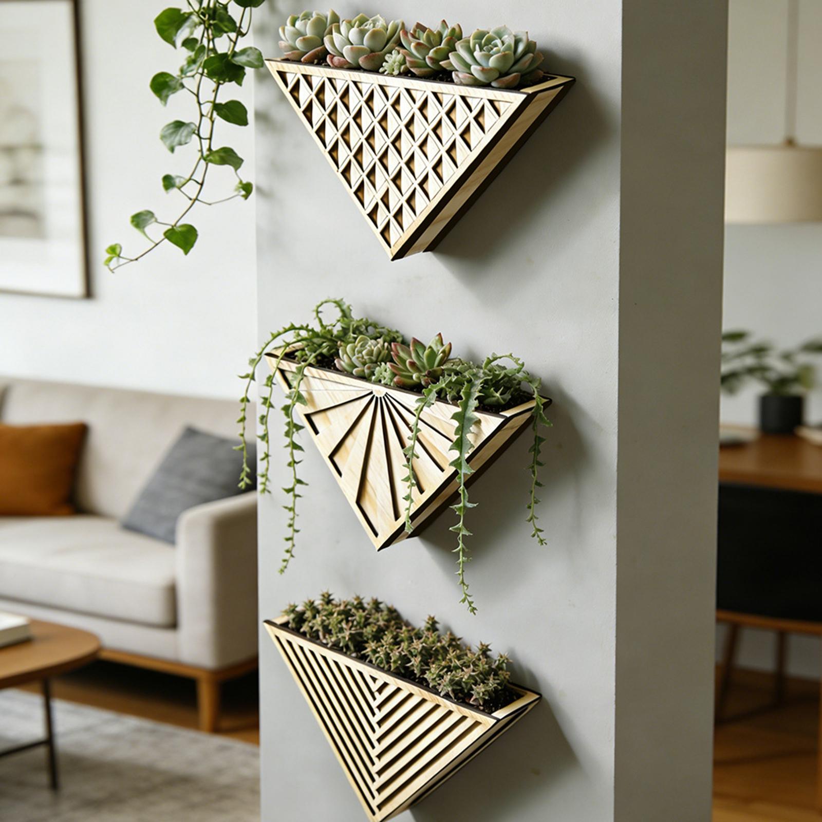 Flower Pot Wall Mounted Orname - Bonsai Garden Wall のレビューと価格