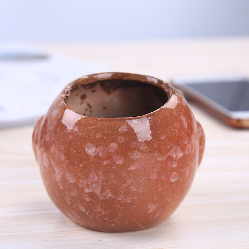 Mini Ceramic Owl Succulent Pla - Bonsai Garden Wall のレビューと価格